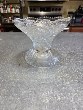 Early 1900s Imperial Glass EAPG Punch Bowl Stand/Compote